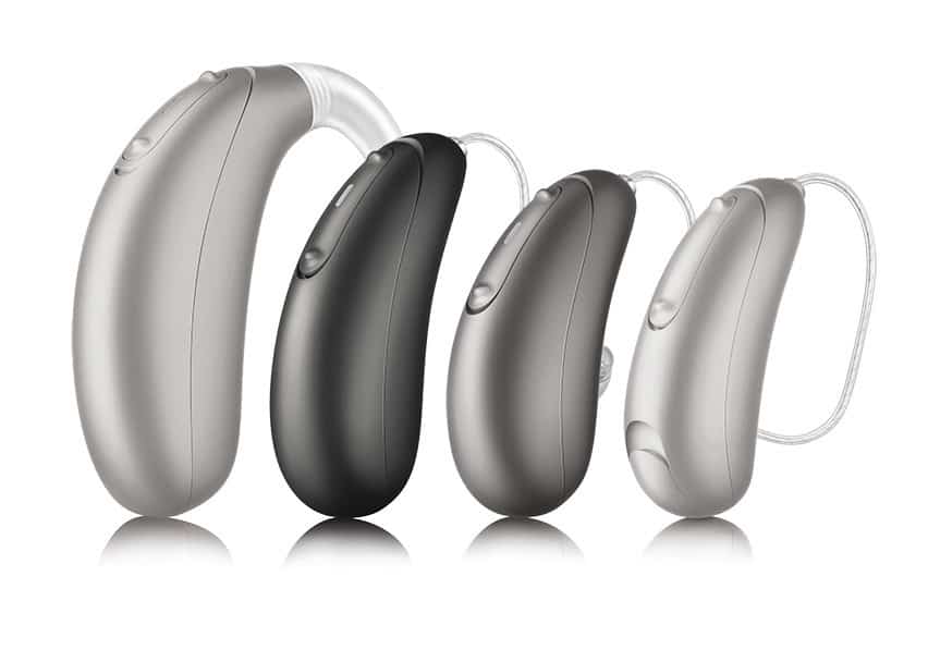 four unitron hearing aids